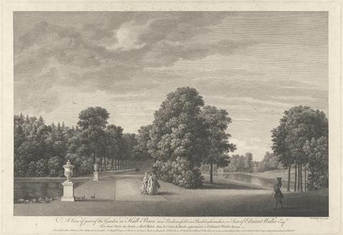 William Woollett A View of Part of the Garden at Hall Barn