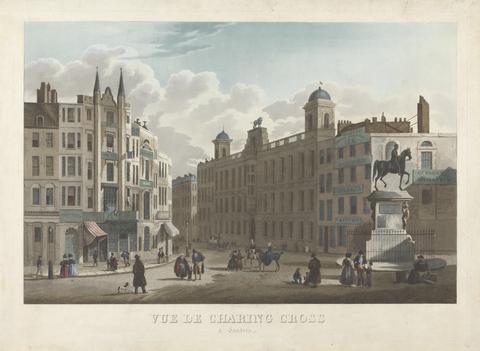 Charles H. Onghena Vue de Charing Cross a Londres