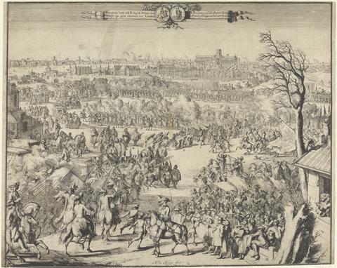 Receptie van S.K.H. den H. Prince van Orange ap zyn intrede tot Londen, 1689. General View
