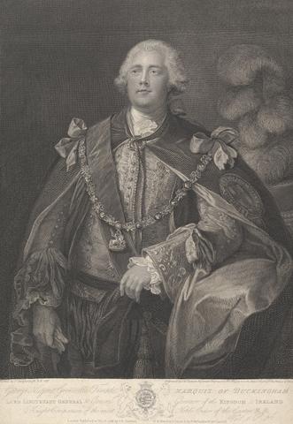 John Keyse Sherwin George Nugent Grenville Temple Marquis of Buckingham Lord Leiutenant General & General Governor of the Kingdom of Ireland Knight Companion of the Most Noble Order of the Garter...