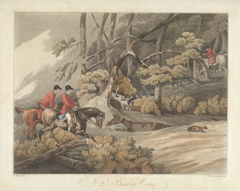 Matthew Dubourg Set of Four - Fox-hunting: Breaking Cover