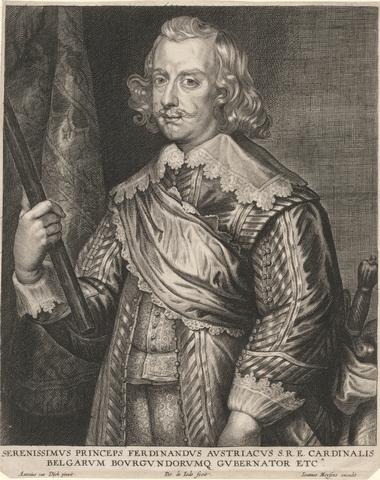 Pieter de Jode Serenissimus Princeps Ferdinandus Austriacus S.R.E. Cardinalis Belgarum Bourgundorumq Gubernator etc.