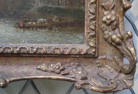 unknown artist British psudo-Rococo frame