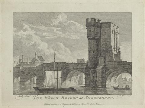 The Welch Bridge at Shrewsbury