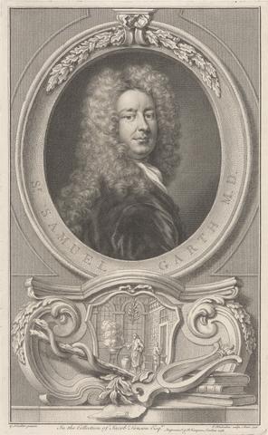 Jacobus Houbraken Sir Samuel Garth, M.D.
