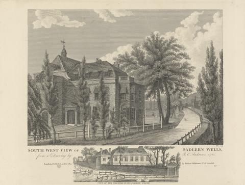 William Wise South West View of Sadler's Wells