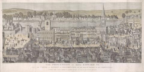 James Basire The Procession of King Edward VI from the Tower