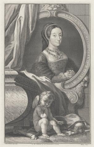 Jacobus Houbraken Catherine Howard, Queen of King Henry VIII