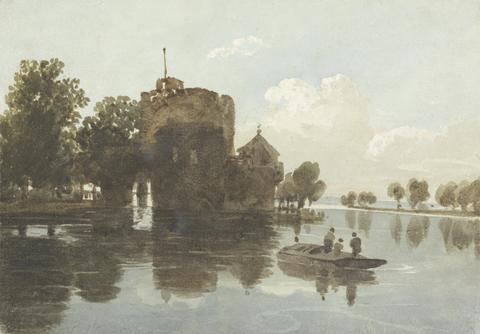John Varley A Castle at the Waterside