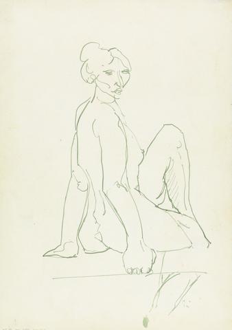 Henri Gaudier-Brzeska Seated Female Figure