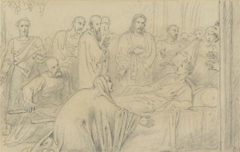 Richard Westall Christ Raising the Widow's Son (Luke 7:13-16)