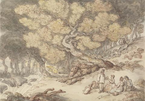 Thomas Rowlandson A Woodcutter's Picnic