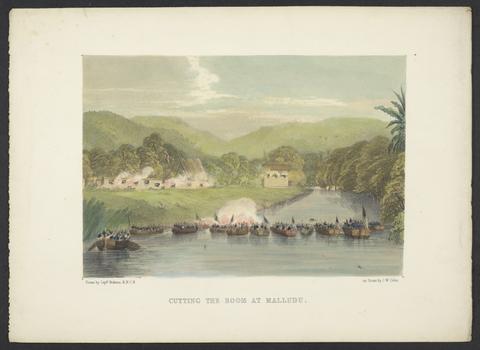 Views in the eastern archipelago : Borneo, Sarawak, Labuan &c. &c. &c. : from drawings made on the spot by Captn. Drinkwater Bethune, R.N.C., Commander L.G. Heath, R.N., and others / the descriptive letter-press by James Augustus St. John, Esqr., author of manners & customs of the Ancient Greek ; drawn on stone by J.W. Giles.
