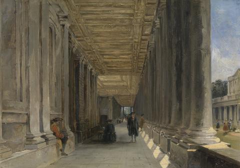 James Holland The Colonnade of Queen Mary Court, Greenwich