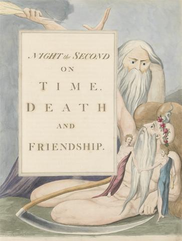 William Blake Young's Night Thoughts, Page 17, "Night the Second, on Time, Death and Friendship"