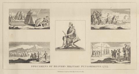 Thomas Cook Specimens of Beaver's Military Punishments, 1725