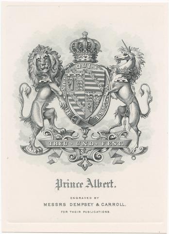Dempsey & Carroll, engraver. Prince Albert /