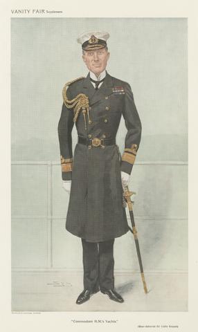 Leslie Matthew 'Spy' Ward Vanity Fair: Military and Navy; 'Commodore H.M.'s Yachts', Rear Admiral Sir Colin Keppel