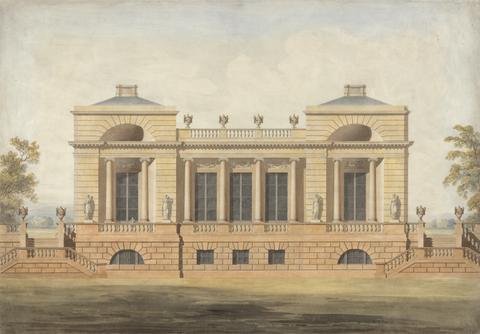 James Wyatt Design for an Unidentified Country House