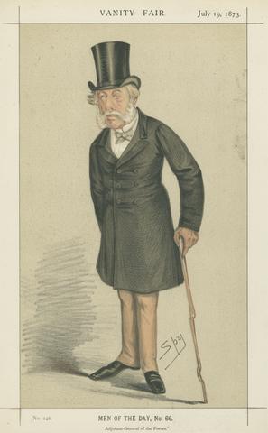 Leslie Matthew 'Spy' Ward Vanity Fair: Literary; 'Adjutant -General of the Forces', Sir Richard Airey, July 19, 1873