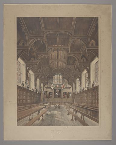 unknown artist Middle Temple Hall: Looking Towards the Dais