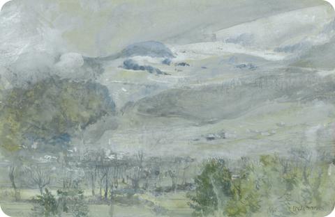 John William Inchbold Swiss Valley Landscape