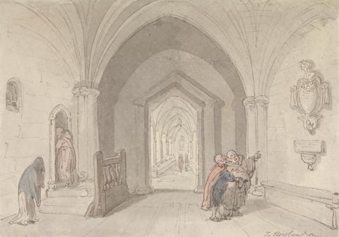 Thomas Rowlandson Scene in a Monastery