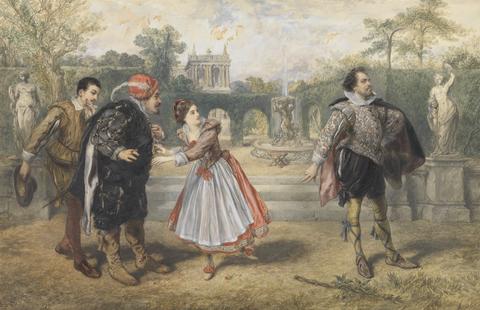 Sir John Gilbert Enter Malvolio, Crossgartered...