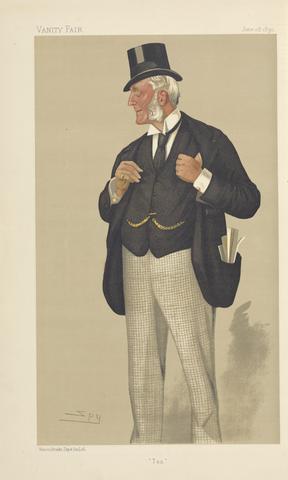 Leslie Matthew 'Spy' Ward Vanity Fair - Businessmen and Empire Builders. 'Tea'. Mr. Albert Deacon. 28 June 1890