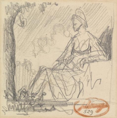 unknown artist Seated Woman
