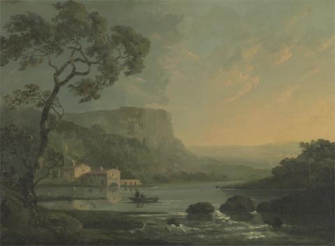 William Hodges Landscape with Fishermen on a Lake