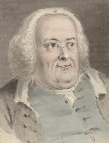 Louis Philippe Boitard Portrait of a Man with a Double Chin