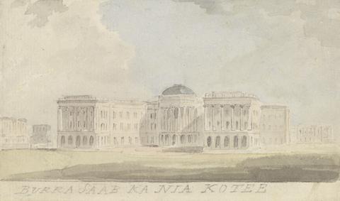 Samuel Davis New Government House at Calcutta