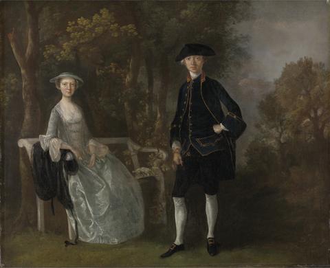 Lady Lloyd and Her Son, Richard Savage Lloyd, of Hintlesham Hall, Suffolk