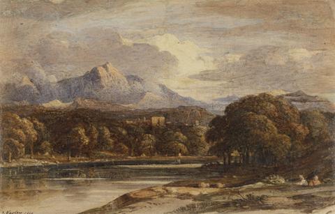 John Varley Mountainous Landscape with Lake