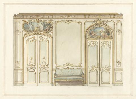 unknown artist Design for the Interior of a Room