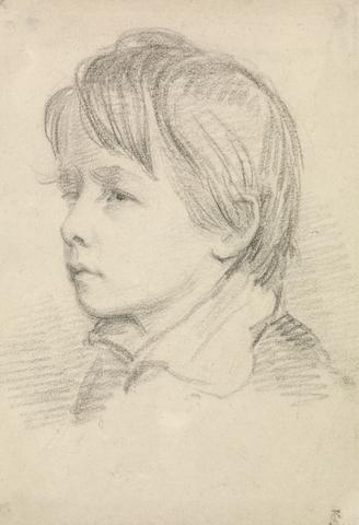 Joseph Slater Sketch of the Artist's Brother, Capt. Michael Atwell Slater