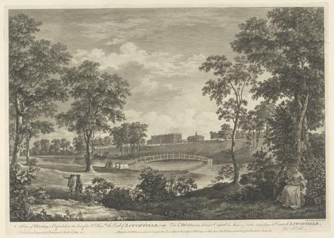 Luke Sullivan A View of Ditchley in Oxfordshire, Seat of the Earl of Litchfield
