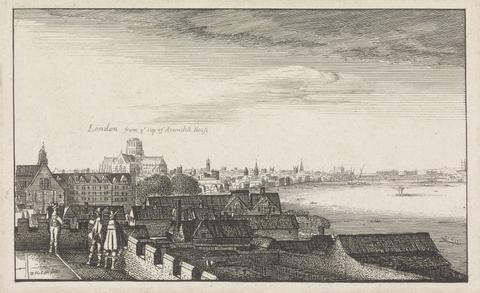Wenceslaus Hollar London from ye top of Arundell House