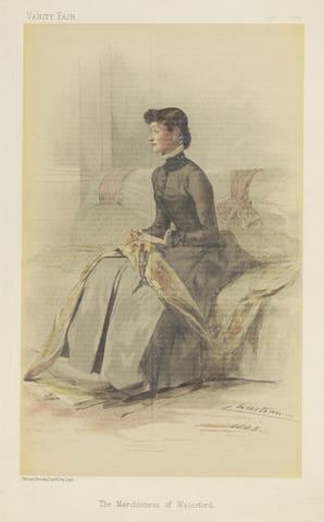 Theobald Chartran Vanity Fair: Ladies; 'The Marchioness of Waterford', September 1, 1883