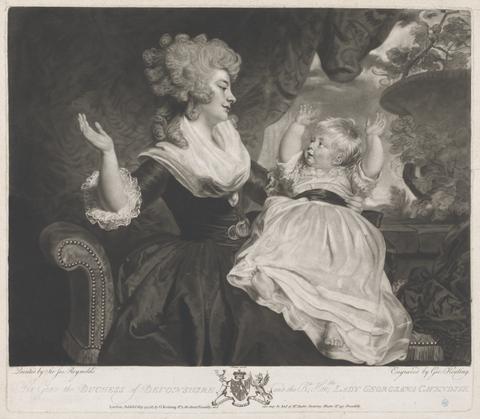 George Keating Her Grace the Duchess of Devonshire, and the Rt Honble Lady Georgiana Cavendish