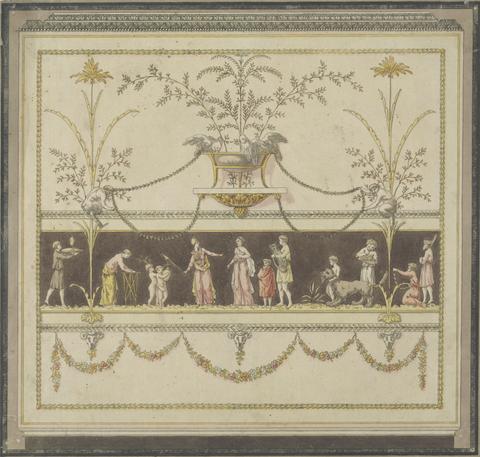 unknown artist Design for a Wall Decoration