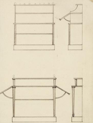Charles Heathcote Tatham Designs for Furniture