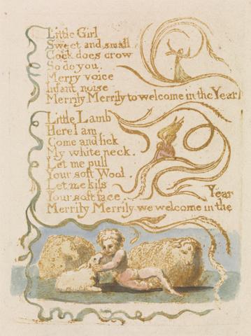 William Blake Songs of Innocence, Plate 26, "Spring" (Bentley 23)