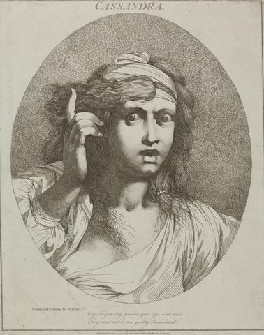 John Hamilton Mortimer Cassandra, "Troilus and Cressida", Act II, Scene IV