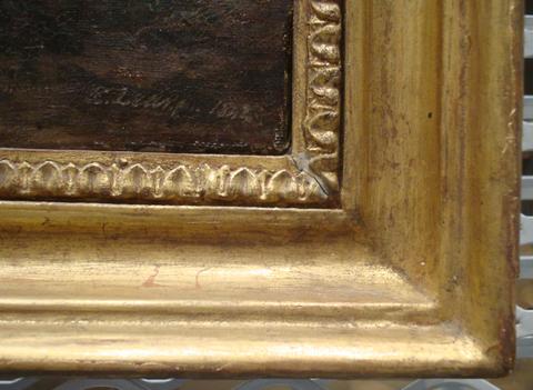unknown framemaker British or American (?) Neoclassical style frame