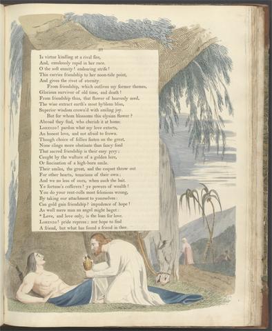 William Blake Young's Night Thoughts, Page 37, "Love, and love only, is the loan for love"