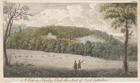 unknown artist A View in Hagley Park the Seat of the Lord Lyttelton