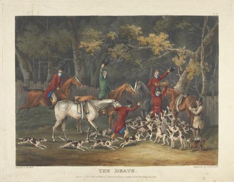 Thomas Sutherland Set of four - Fox-hunting: The Death