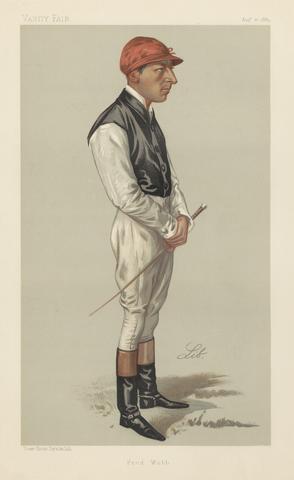 Liborio Prosperi Vanity Fair: Jockeys; Fred Webb, August 10, 1889